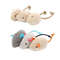 Simulated Plush Mouse Cat Toy Set Durable Scratch Resistant Cat Play Toy 3