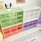Desktop 9 Grid Storage Box Organizer With Transparent Drawers For Desk And Home 2