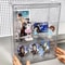 Acrylic Desktop Display Cabinet With Clear Dustproof Shelves For Figures And Collectibles 3