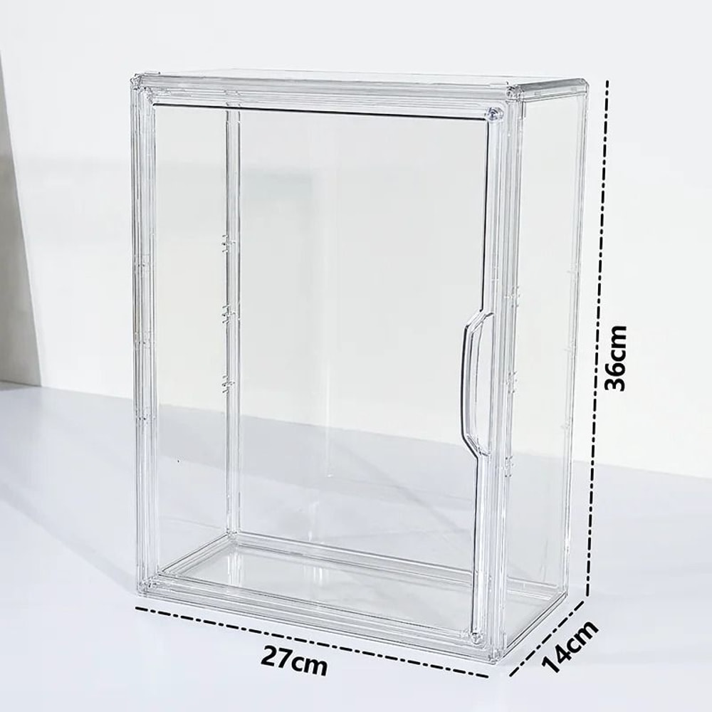 Acrylic Desktop Display Cabinet With Clear Dustproof Shelves For Figures And Collectibles 6