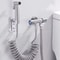 Bathroom Handheld Toilet Spray Set With Double Outlet Corner Valve 1