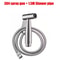 Bathroom Handheld Toilet Spray Set With Double Outlet Corner Valve 16