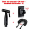 Bathroom Handheld Toilet Spray Set With Double Outlet Corner Valve 20