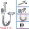 Bathroom Handheld Toilet Spray Set With Double Outlet Corner Valve 25