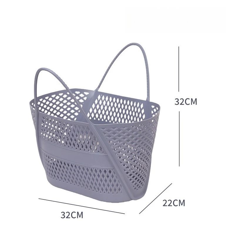 Swimming Bathing Handle Basket Student Bathing Basket Bathroom Storage Basket 9
