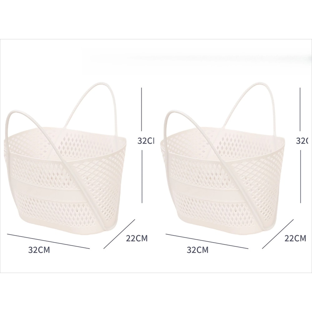Swimming Bathing Handle Basket Student Bathing Basket Bathroom Storage Basket 10