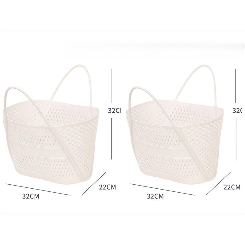 Swimming Bathing Handle Basket Student Bathing Basket Bathroom Storage Basket 10