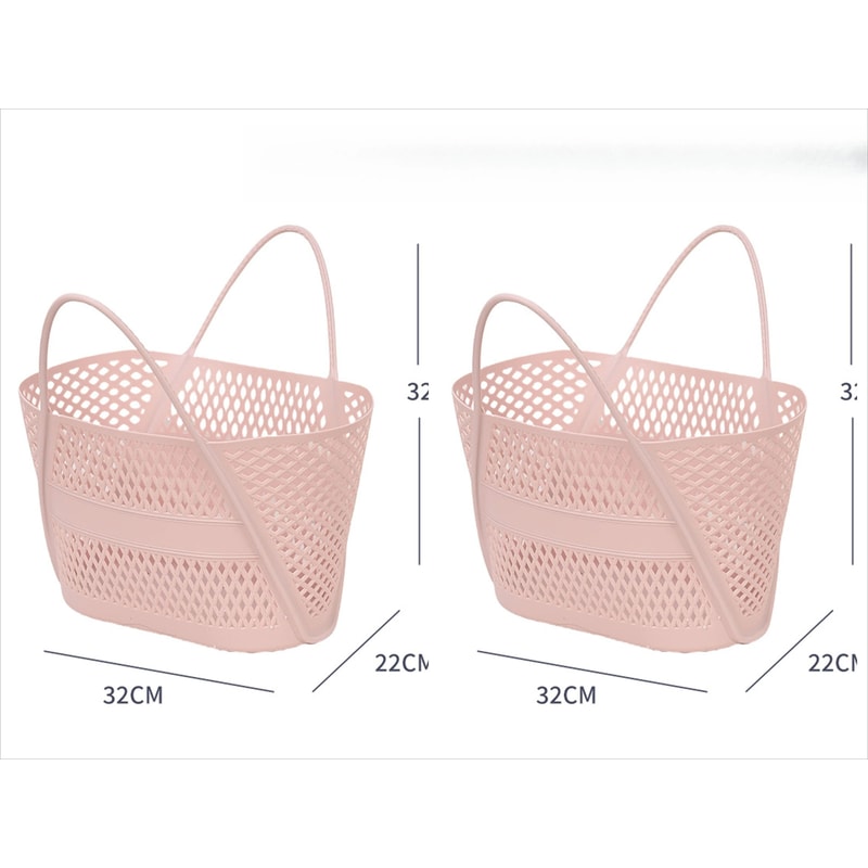 Swimming Bathing Handle Basket Student Bathing Basket Bathroom Storage Basket 11