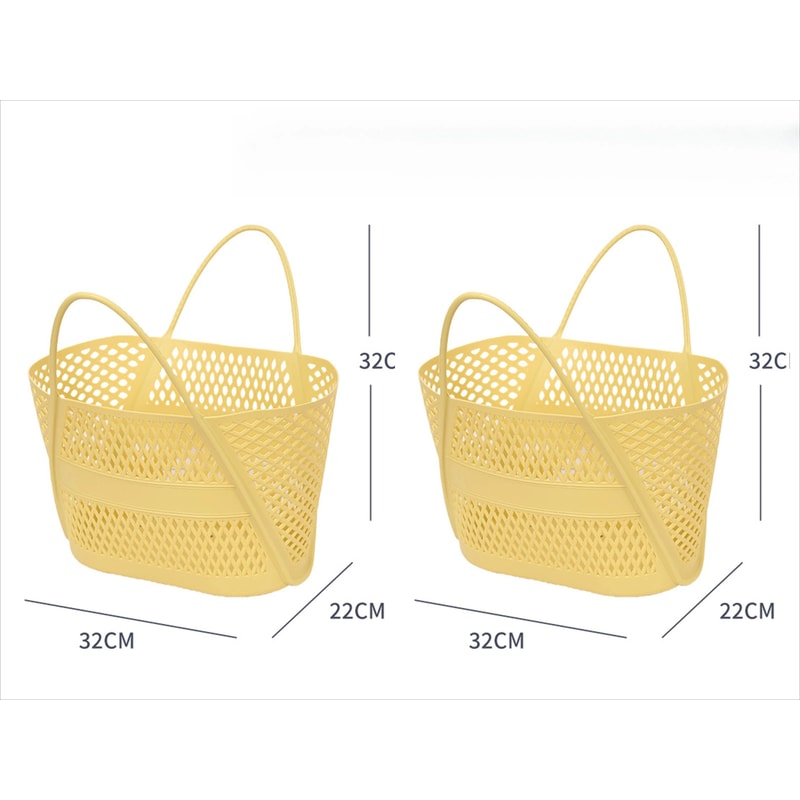 Swimming Bathing Handle Basket Student Bathing Basket Bathroom Storage Basket 13