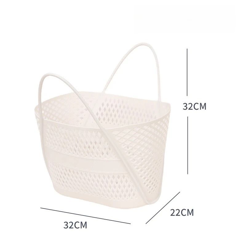 Swimming Bathing Handle Basket Student Bathing Basket Bathroom Storage Basket 7