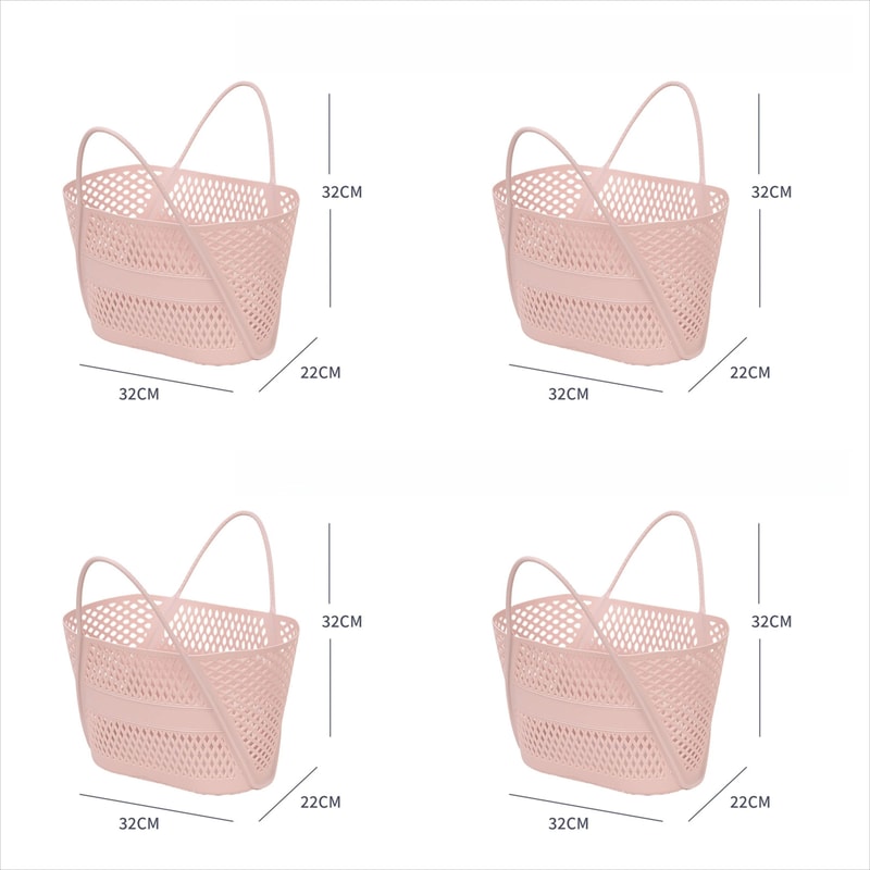 Swimming Bathing Handle Basket Student Bathing Basket Bathroom Storage Basket 20