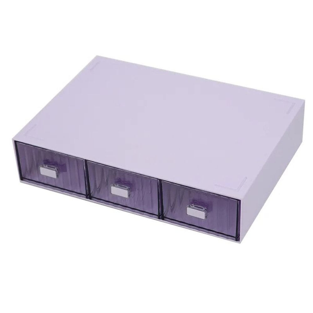 Acrylic Desktop Storage Box With Clear Drawers For Pens Makeup And Stationery 16