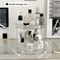 Two Layer Rotating Acrylic Cosmetic Storage Shelf For Makeup And Skincare Organization 4