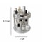 Two Layer Rotating Acrylic Cosmetic Storage Shelf For Makeup And Skincare Organization 5
