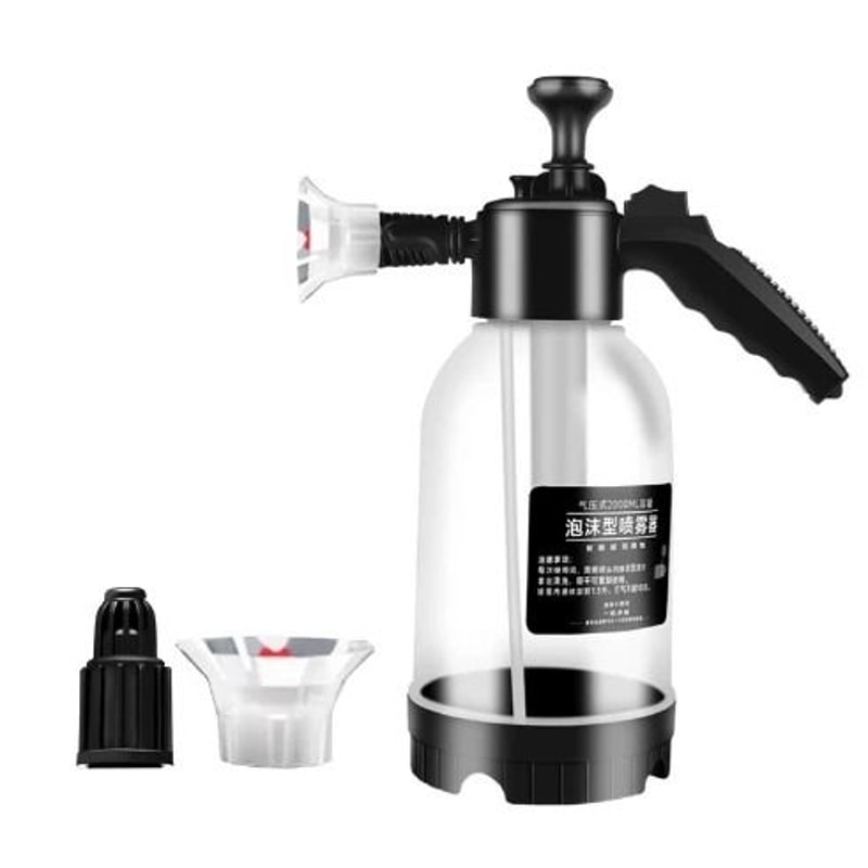 Premium Plastic Pressure Spray Bottle With Adjustable Nozzle For Gardening And Cleaning 7