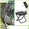 Portable Outdoor Folding Stool With Pencil Case Storage For Camping And Travel 7