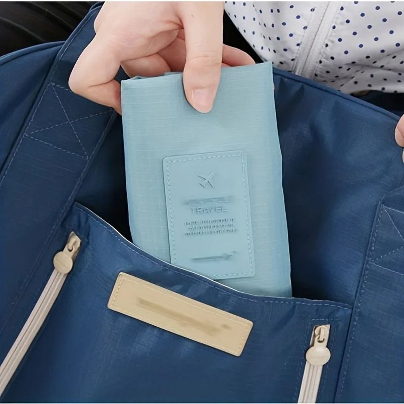 Portable Folding Travel Shoe Bag With Waterproof Nylon Mesh For Beach And Storage Use 4