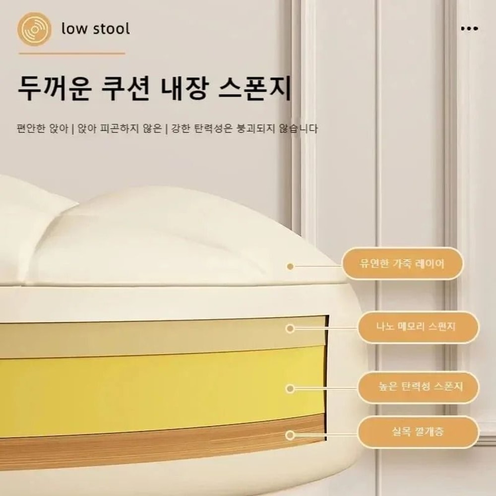 Kids Rolling Stool With Universal Wheels For Shoe Changing And Home Use 2