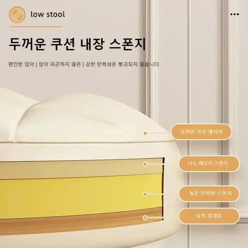 Kids Rolling Stool With Universal Wheels For Shoe Changing And Home Use 2