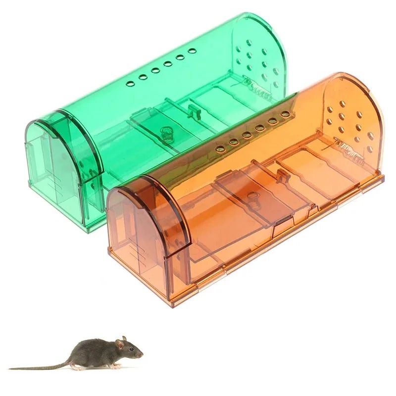 No Kill Mouse And Rat Trap Cage Reusable Humane Rodent Catcher For Home Use 3