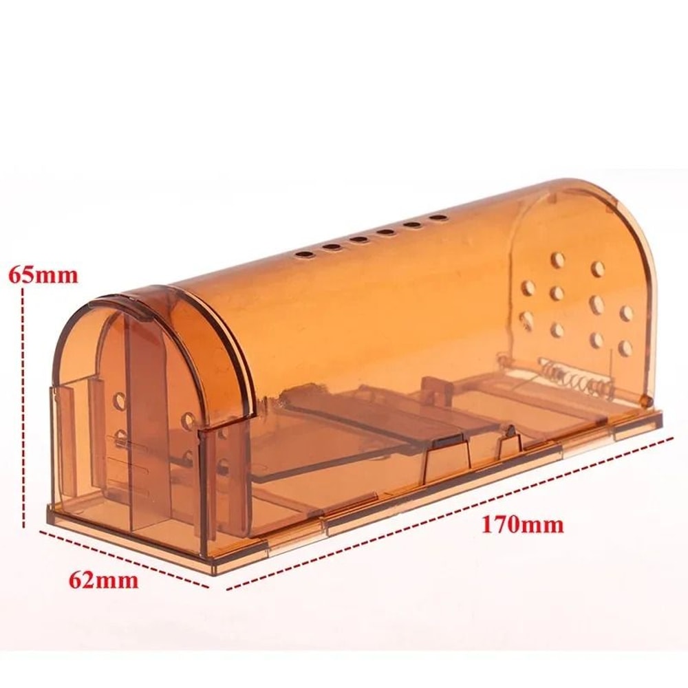 No Kill Mouse And Rat Trap Cage Reusable Humane Rodent Catcher For Home Use 4
