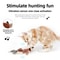 Rechargeable Chirping Flapping Bird Cat Toy With Catnip For Indoor Play 2