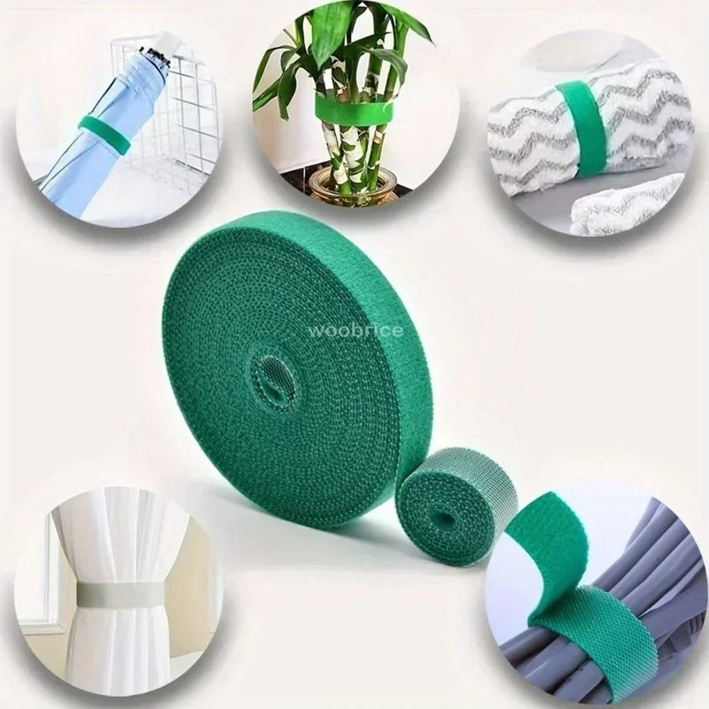 Self Adhesive Nylon Plant Ties For Garden Vine Support And Cable Management 2