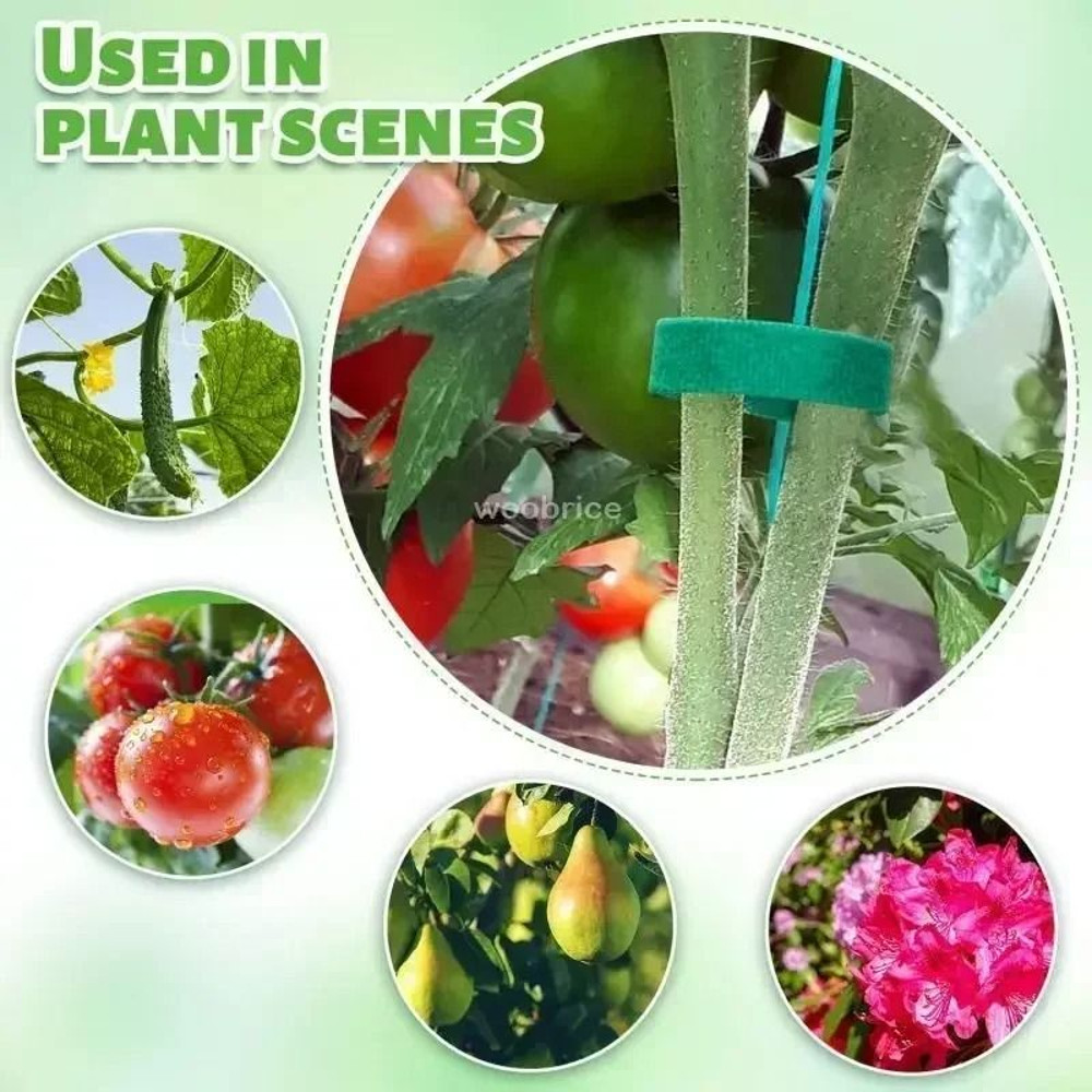 Self Adhesive Nylon Plant Ties For Garden Vine Support And Cable Management 3