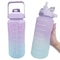 Large Capacity Sports Water Bottle With Straw And Time Marker For Fitness And Outdoor Use 10
