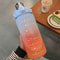 Large Capacity Sports Water Bottle With Straw And Time Marker For Fitness And Outdoor Use 4