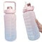 Large Capacity Sports Water Bottle With Straw And Time Marker For Fitness And Outdoor Use 8