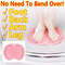 Silicone Bath Scrubber Mat And Exfoliating Back Strap Set For Shower And Foot Cleaning 0