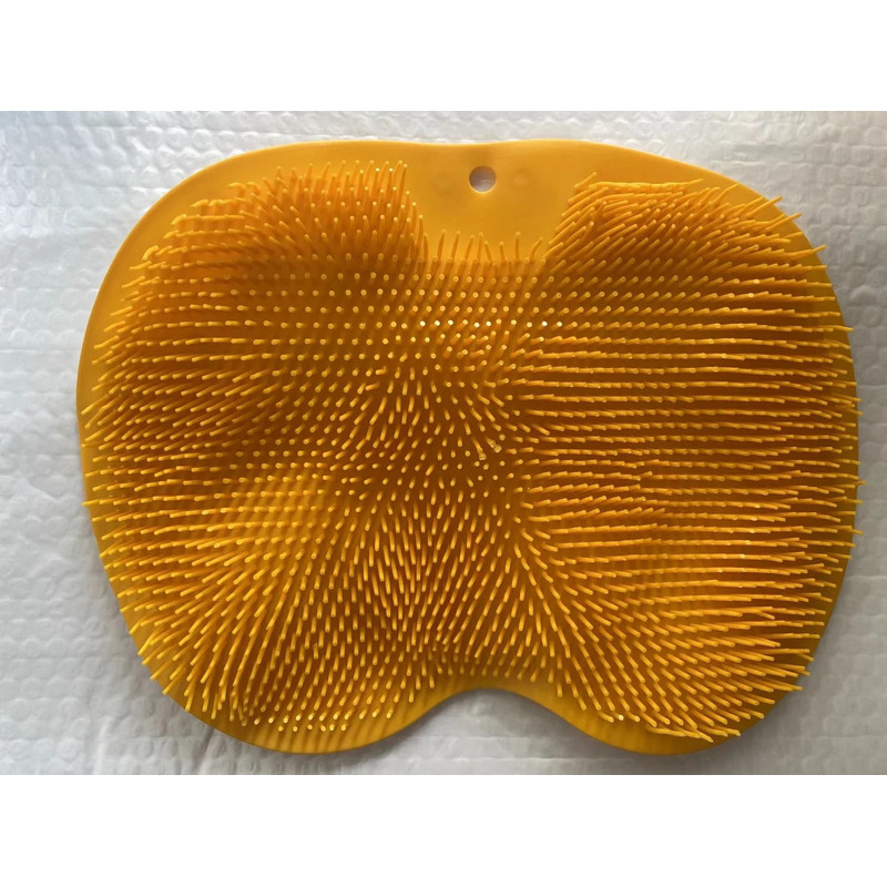 Silicone Bath Scrubber Mat And Exfoliating Back Strap Set For Shower And Foot Cleaning 9