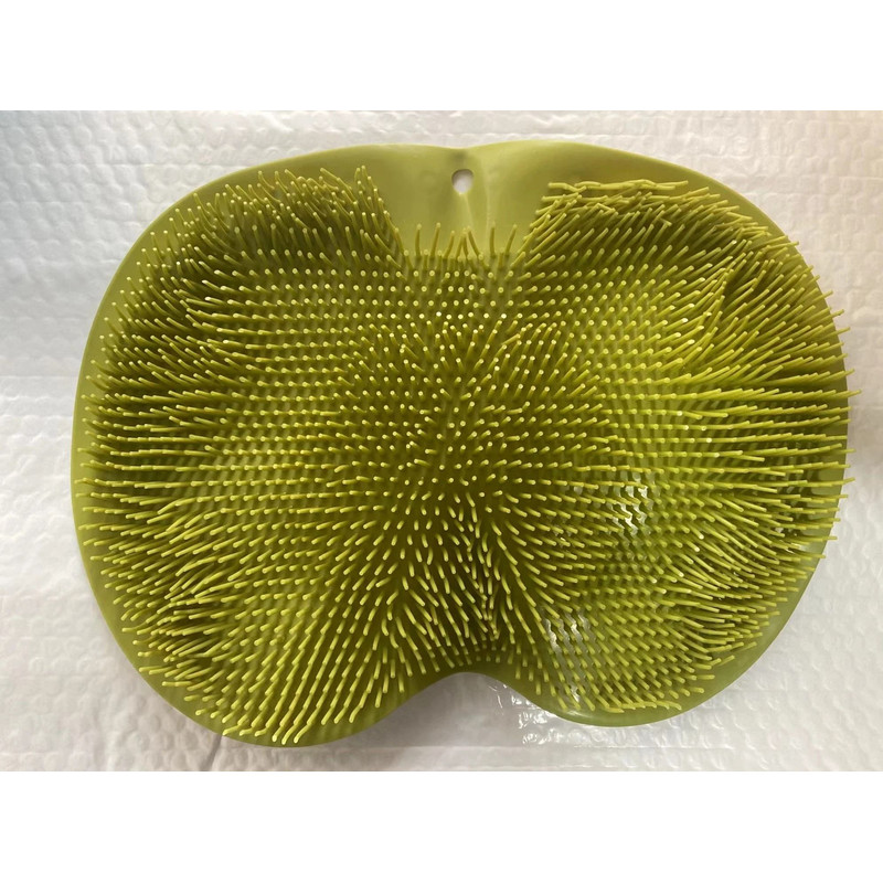 Silicone Bath Scrubber Mat And Exfoliating Back Strap Set For Shower And Foot Cleaning 10