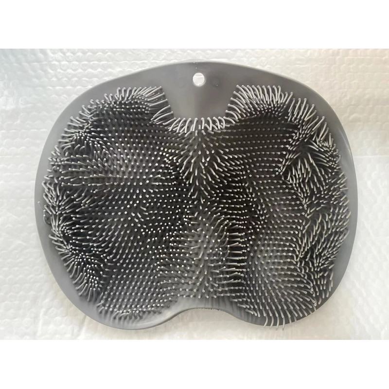 Silicone Bath Scrubber Mat And Exfoliating Back Strap Set For Shower And Foot Cleaning 11