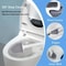 Wall Mounted Silicone Toilet Brush With Soft Bristles And Compact Holder 1