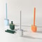 Wall Mounted Silicone Toilet Brush With Soft Bristles And Compact Holder 2