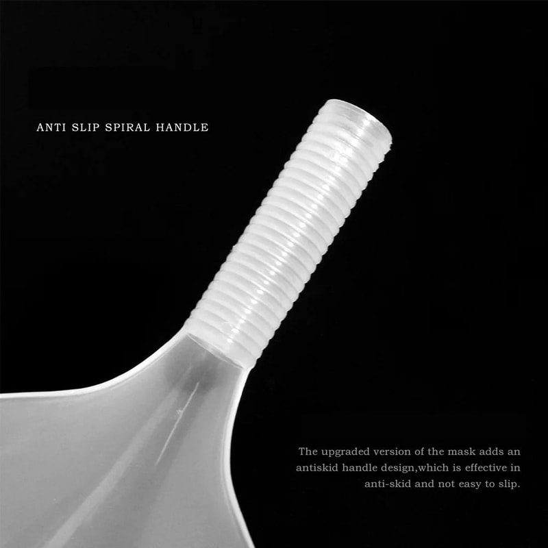 Clear Plastic Face Shield For Haircuts And Hairspray Protection 2