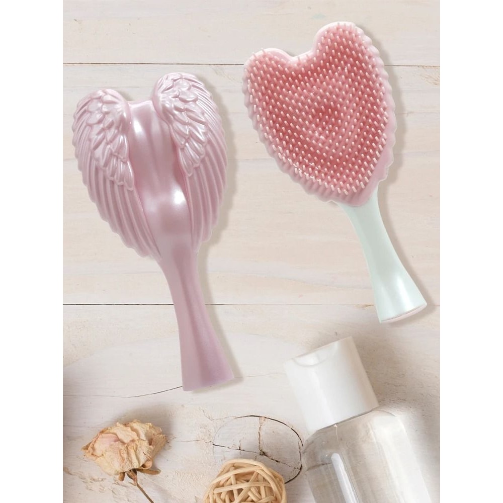 Mini Angel Detangling Hairbrush Anti Static Massage Comb For Women 2