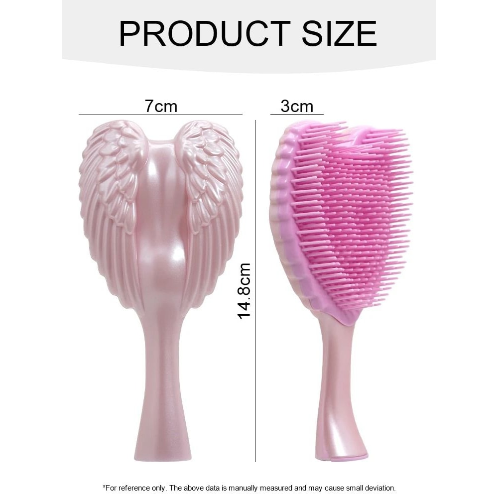 Mini Angel Detangling Hairbrush Anti Static Massage Comb For Women 5