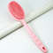 Bath Soft Back Brush With Long Handle Exfoliating Silicone Shower Scrub Brush 2