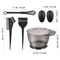 Hair Coloring Kit With Mixing Bowl Brushes Clips And Gloves For Salon Or Home Use 6