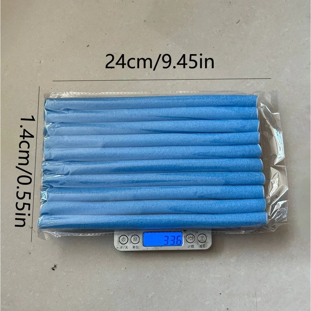Universal Perm Curling Bar Sponge Hair Curling Sticks For Heatless Curls Set Of 10 4