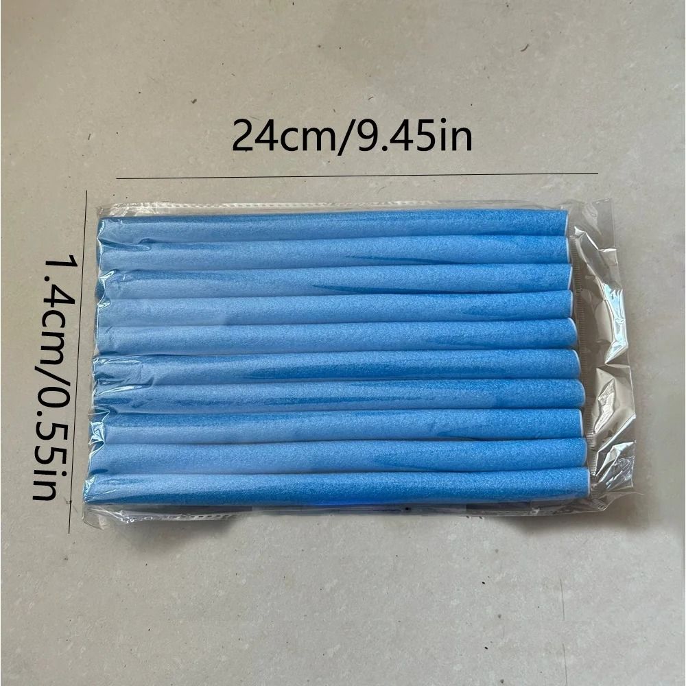 Universal Perm Curling Bar Sponge Hair Curling Sticks For Heatless Curls Set Of 10 7