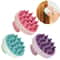 Silicone Shampoo Brush Head Scalp Massage Comb Hair Washing Comb Body Massage Brush 1
