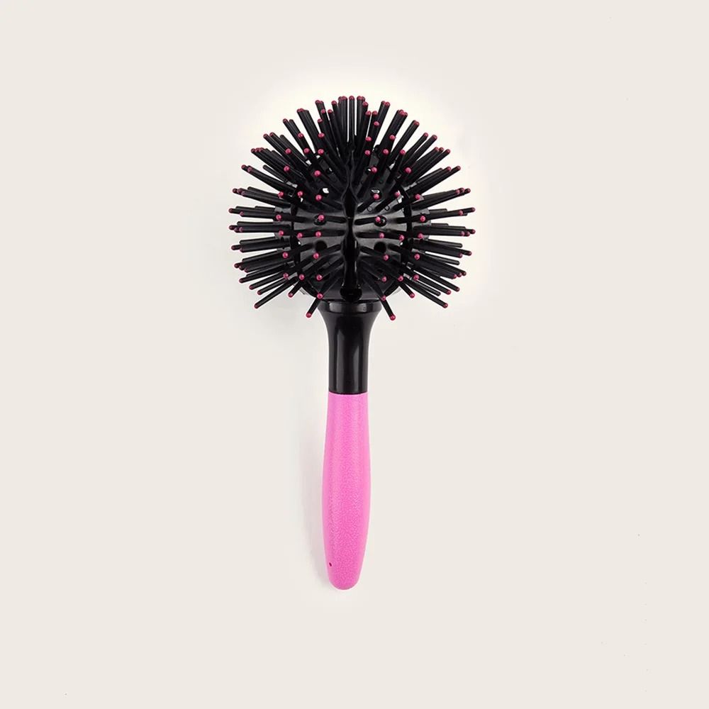 3D Round Hair Brush Detangling Ball Hairbrush For Styling And Blow Drying 3