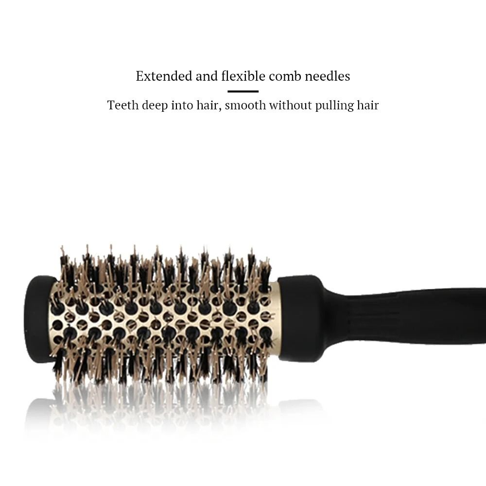 Professional High Temperature Resistant Ceramic Round Hair Brush Set 2