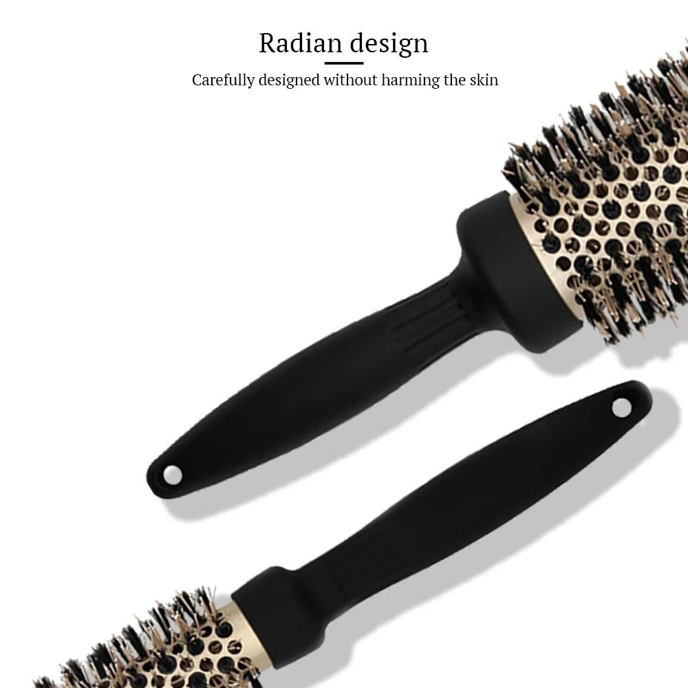 Professional High Temperature Resistant Ceramic Round Hair Brush Set 3