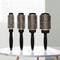 Professional High Temperature Resistant Ceramic Round Hair Brush Set 4
