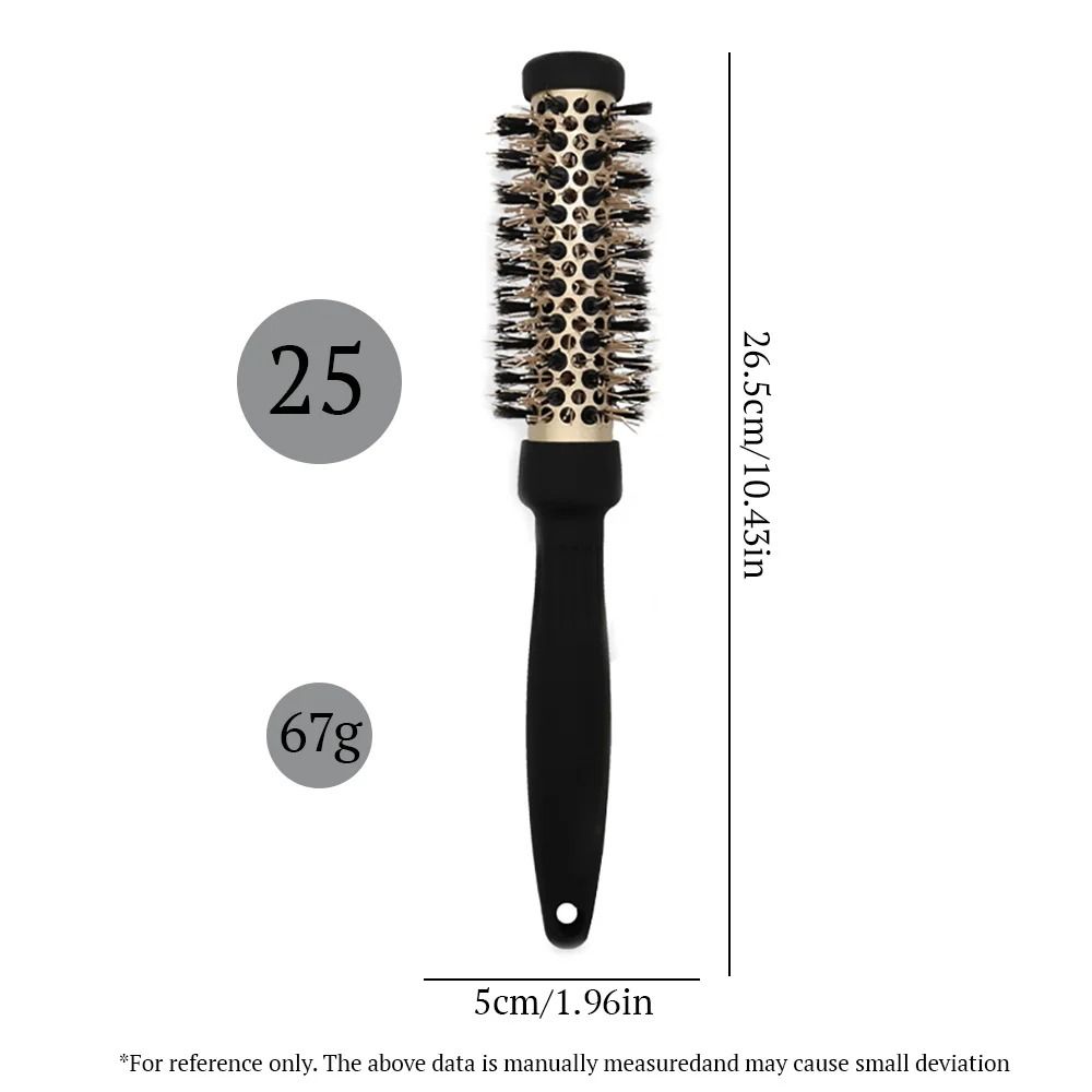 Professional High Temperature Resistant Ceramic Round Hair Brush Set 6